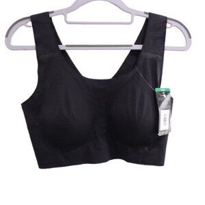 NEW Bali Comfort Revolution EasyLite Shaping Wireless Bra Black Size L DF3491